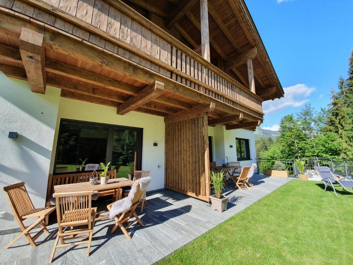 Zeitfrei Chalet Apartments Fieberbrunn Luaran gambar